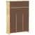 Produktbild 6 för Skoskåp Corona 99x32x138 cm massiv furu