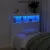 Produktbild 4 för Sänggavel med LED vit 100x17x102 cm