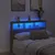 Produktbild 4 för Sänggavel med LED sonoma-ek 140x17x102 cm