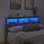 Produktbild 4 för Sänggavel med LED sonoma-ek 180x17x102 cm