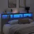 Produktbild 4 för Sänggavel med LED svart 220x17x102 cm