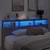Produktbild 4 för Sänggavel med LED grå sonoma 220x17x102 cm