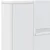 Produktbild 9 för Sänggavel med LED vit 140x16,5x103,5 cm