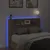 Produktbild 4 för Sänggavel med LED sonoma-ek 140x16,5x103,5 cm