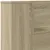 Produktbild 9 för Sänggavel med LED sonoma-ek 180x16,5x103,5 cm