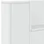 Produktbild 9 för Sänggavel med LED vit 200x16,5x103,5 cm
