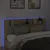 Produktbild 4 för Sänggavel med LED sonoma-ek 200x16,5x103,5 cm