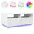Produktbild 2 för Soffbord med LED vit 90x49x40 cm