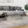 Soffbord med LED betonggrå 90x50x40 cm
