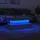 Soffbord med LED betonggrå 90x50x40 cm