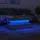 Soffbord med LED grå sonoma 90x50x40 cm