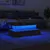 Produktbild 5 för Soffbord med LED brun ek 90x50x40 cm