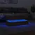 Produktbild 5 för Soffbord med LED brun ek 90x50x40 cm