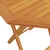 Produktbild 10 för Hopfällbart trädgårdsbord Ø60x75 cm massivt akaciaträ