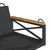 Produktbild 7 för Gungbänk svart 109x62x40 cm konstrotting