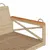 Produktbild 7 för Gungbänk beige 109x62x40 cm konstrotting
