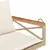 Produktbild 7 för Gungbänk med dynor beige 109x62x40 cm konstrotting