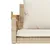 Produktbild 8 för Gungbänk med dynor beige 109x62x40 cm konstrotting