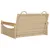 Produktbild 6 för Gungbänk beige 63x62x40 cm konstrotting