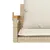 Produktbild 8 för Gungbänk med dynor beige 63x62x40 cm konstrotting