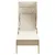 Produktbild 4 för Solsäng med tak beige konstrotting