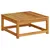 Produktbild 6 för Trädgårdsbord 63x63x30 cm massivt akaciaträ