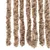 Produktbild 5 för Insektsgardin beige och mörkbrun 100x220 cm chenille