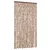 Produktbild 2 för Insektsgardin beige och mörkbrun 100x230 cm chenille