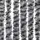 Insektsgardin grå och svart och vit 100x200 cm chenille