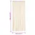 Produktbild 7 för Insektsgardin beige och vit 56x185 cm chenille