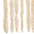 Produktbild 5 för Insektsgardin beige och vit 100x200 cm chenille