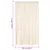 Produktbild 7 för Insektsgardin beige och vit 100x230 cm chenille