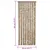 Produktbild 7 för Insektsgardin mörkbrun och beige 56x185 cm chenille