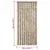 Produktbild 7 för Insektsgardin mörkbrun och beige 90x200 cm chenille