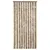 Produktbild 3 för Insektsgardin mörkbrun och beige 90x220 cm chenille