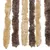Produktbild 6 för Insektsgardin mörkbrun och beige 90x220 cm chenille