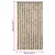 Produktbild 7 för Insektsgardin mörkbrun och beige 100x200 cm chenille