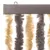 Produktbild 4 för Insektsgardin mörkbrun och beige 100x230 cm chenille