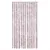 Produktbild 3 för Insektsgardin silvergrå och rosa 100x220 cm chenille
