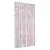 Produktbild 2 för Insektsgardin silvergrå och rosa 100x230 cm chenille
