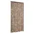 Produktbild 2 för Insektsgardin beige och ljusbrun 100x230 cm chenille