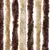Produktbild 5 för Insektsgardin beige och ljusbrun 100x230 cm chenille