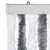 Produktbild 4 för Insektsgardin grå och vit 100x200 cm chenille