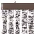 Produktbild 4 för Insektsgardin brun och beige 100x230 cm chenille