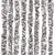 Produktbild 5 för Insektsgardin brun och beige 100x230 cm chenille