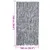 Produktbild 7 för Insektsgardin silver 100x230 cm chenille