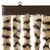 Produktbild 4 för Insektsgardin beige och brun 100x200 cm chenille