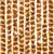 Produktbild 5 för Insektsgardin ockra och vit 100x200 cm chenille