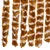 Produktbild 6 för Insektsgardin ockra och vit 100x200 cm chenille