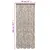 Produktbild 6 för Insektsgardin taupe och vit 56x200 cm chenille